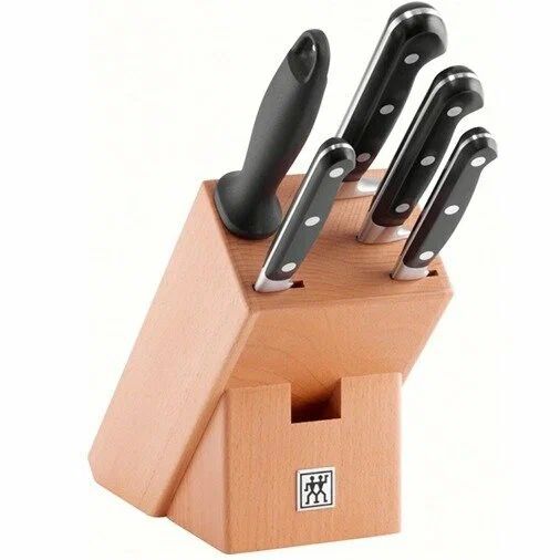 Набор ножей в подставке, 6 пр, ZWILLING Professional "S"