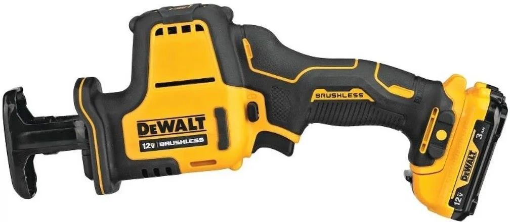 Аккумуляторная сабельная пила Dewalt DCS312D2,12В, с 2 АКБ 2 Ач и ЗУ, в кейсе