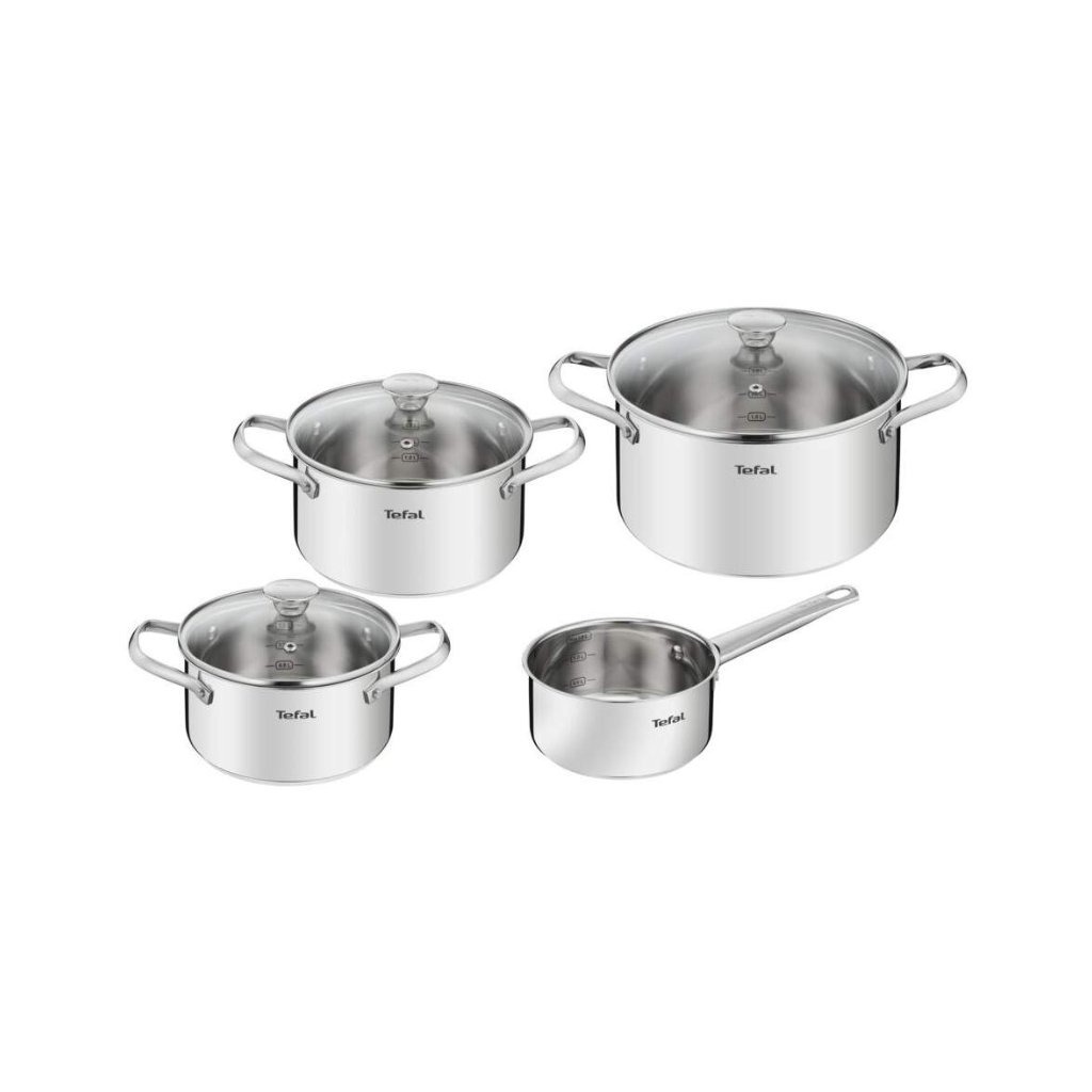 Набор посуды из нержавеющей стали Tefal Cook Eat B921S734, 7 предметов