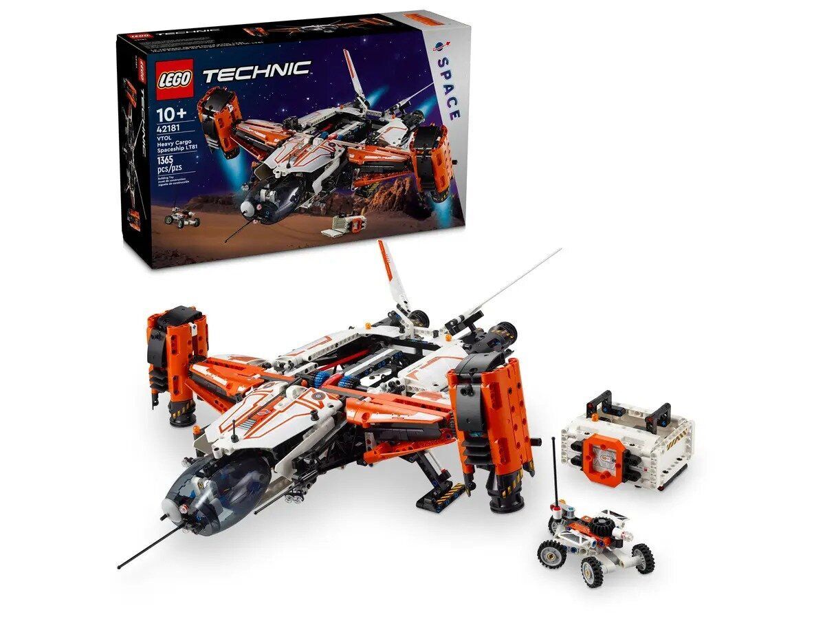 LEGO Technic 42181 Тяжелый грузовой космический корабль вертикального взлета и посадки, 1365 дет.