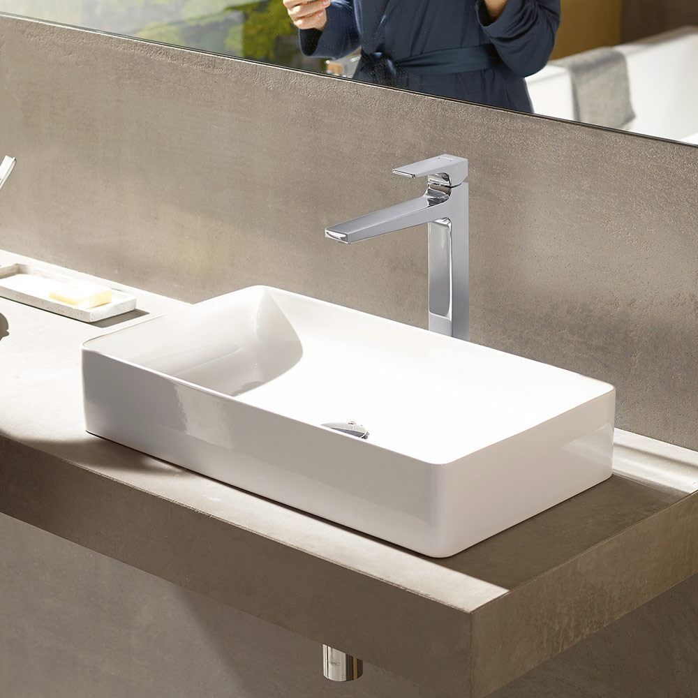 Смеситель для раковины (умывальника) hansgrohe Metropol 32512000 белый