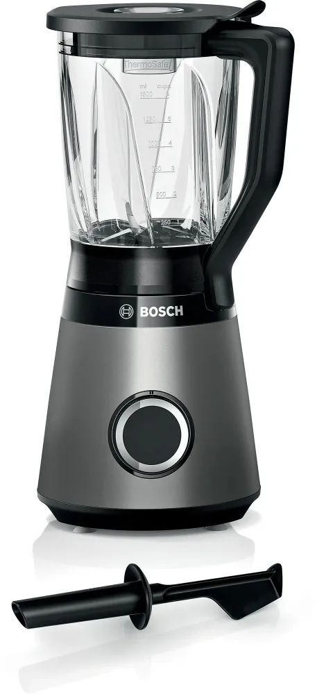 Стационарный блендер BOSCH MMB6172S, нержавеющая сталь/черный
