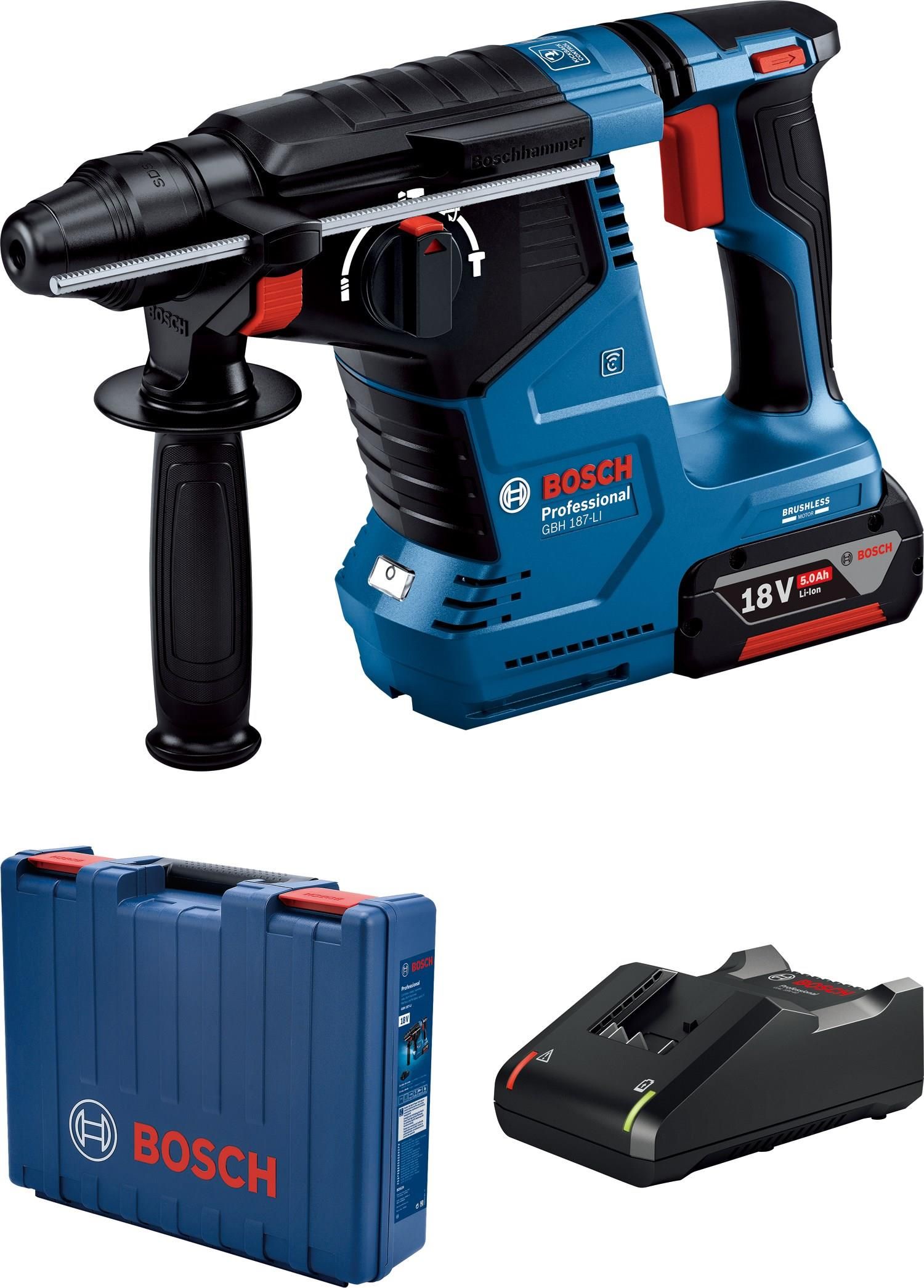 Аккумуляторный перфоратор Bosch GBH 187-LI 0611923022