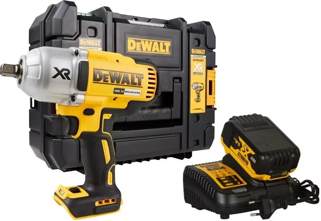 Аккумуляторный ударный гайковерт 1/2" DeWalt DCF899P1, с 1 АКБ и ЗУ