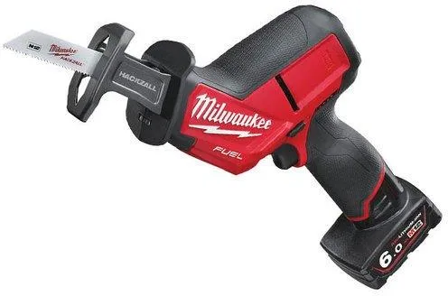 Аккумуляторная сабельная пила Milwaukee M12 CHZ-602X 12 В, 2×6,0 А·ч АКБ, ЗУ, кейс