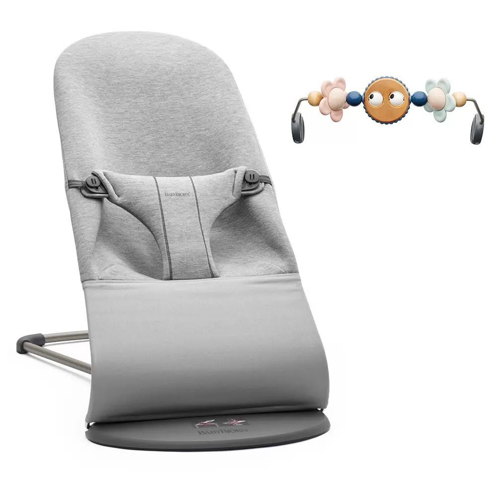 Шезлонг BABYBJORN BLISS 3D Jersey, серый