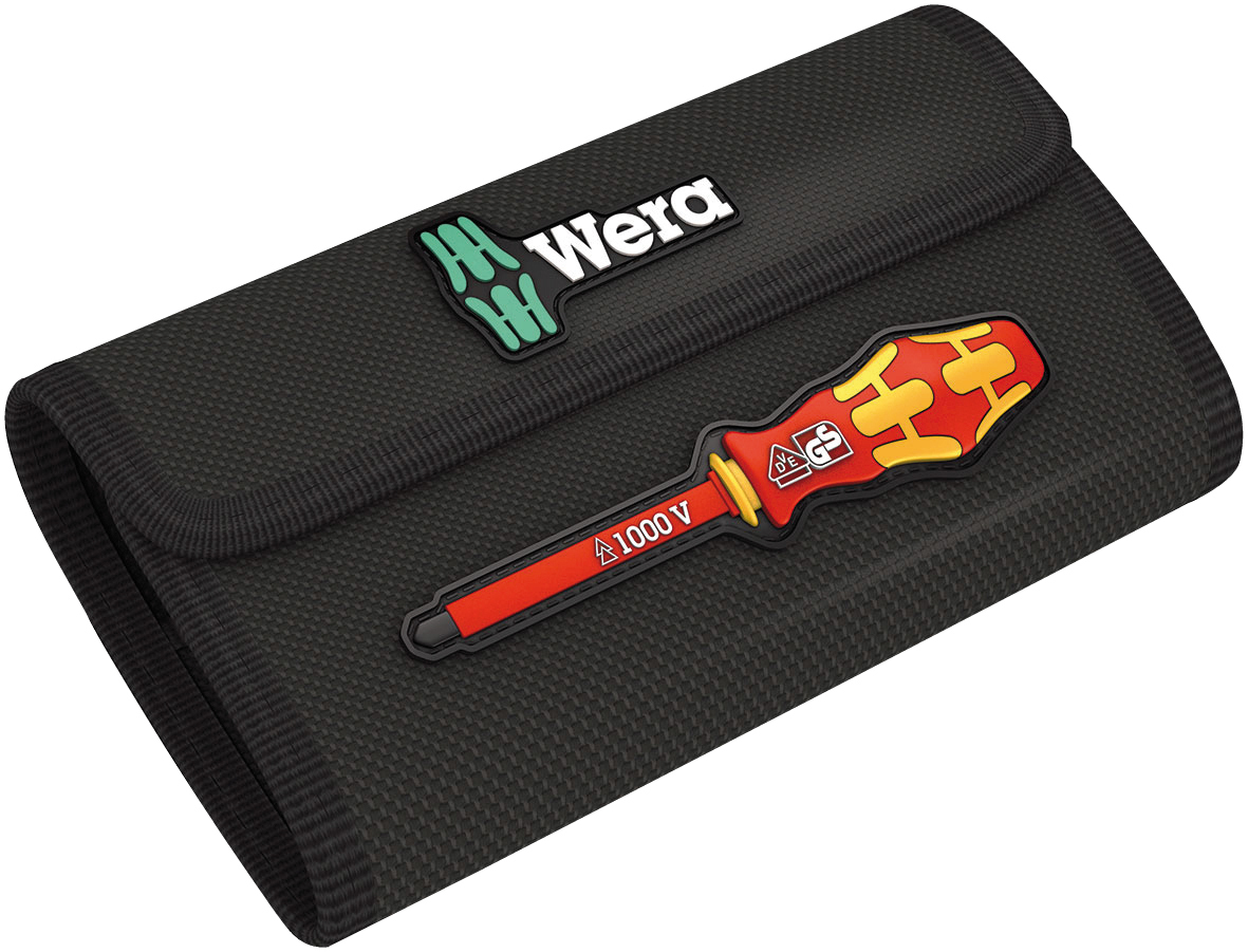 Набор наконечников Wera + 14 изолированных отверток + kraftform kompakt VDE 60i/65i/67i/16 (05003474001)