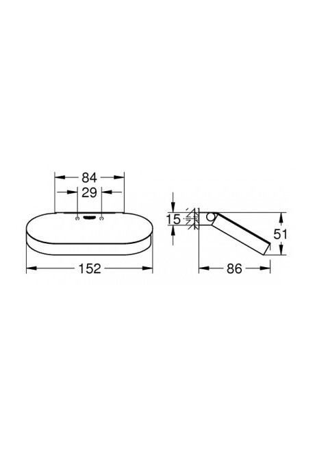 Держатель для бумаги Grohe brushed hard graphite, Selection 41069AL0
