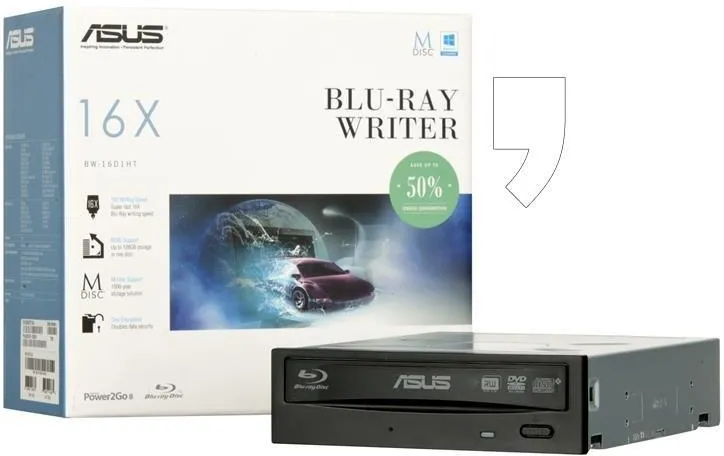 Внешний Blu-ray привод Asus BluRay Box BW-16D1HT BLK