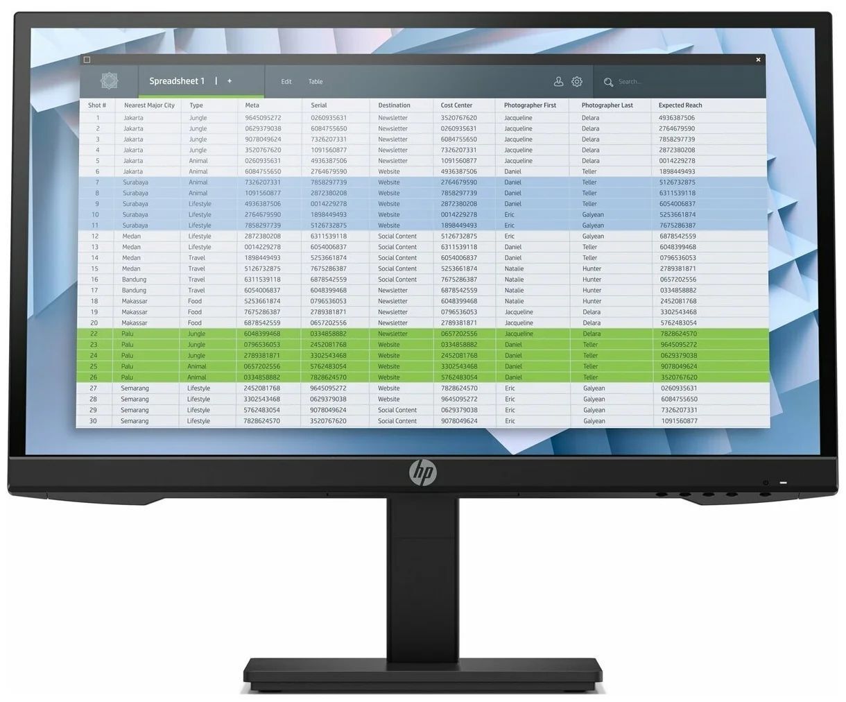 21.5" Монитор HP P22 G4 (1A7E4AA), 1920x1080, 60 Гц, IPS, черный