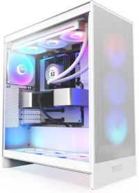 Корпус NZXT H7 Flow RGB, Mid-Tower ATX, белый (CM-H72FW-R1)