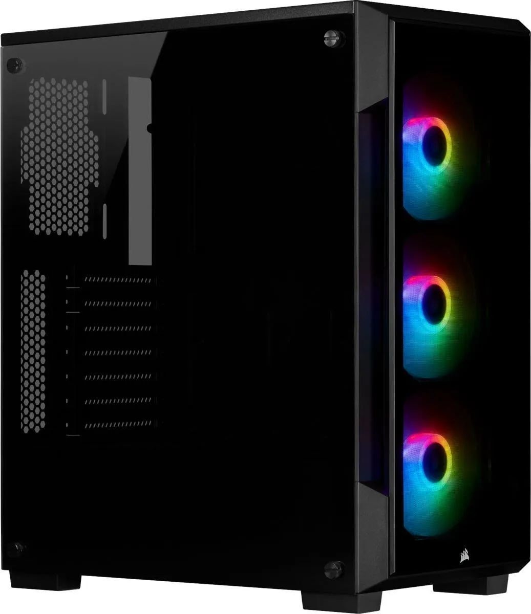 Корпус Corsair ICUE 220T RGB Черный (CC9011190WW)