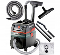 Профессиональный пылесос Metabo ASR 25 L SC 602024000 1400 Вт, темно-зеленый