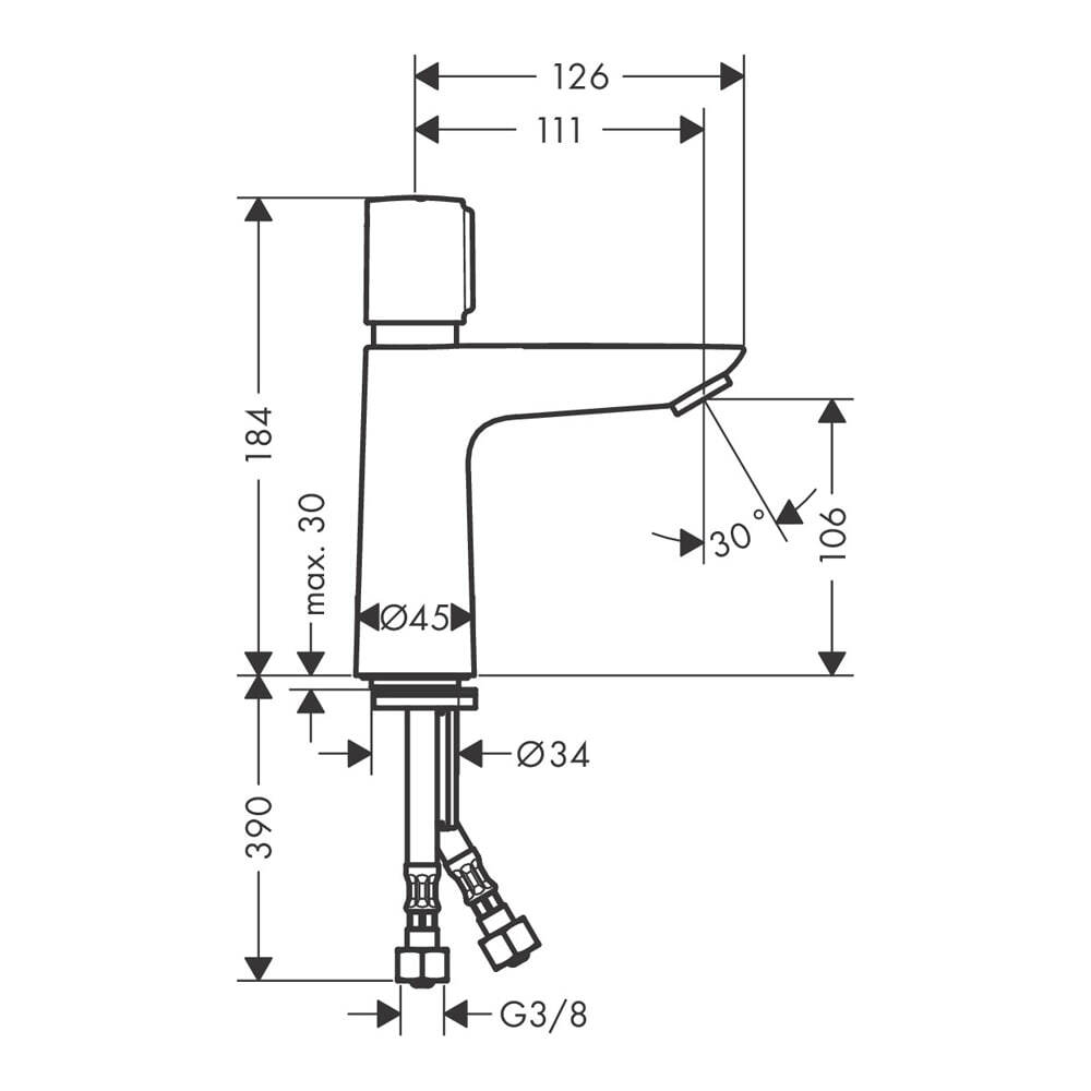 Комплект Hansgrohe Croma 26425400 с кранами Talis E 71740000 и Talis E 71718000