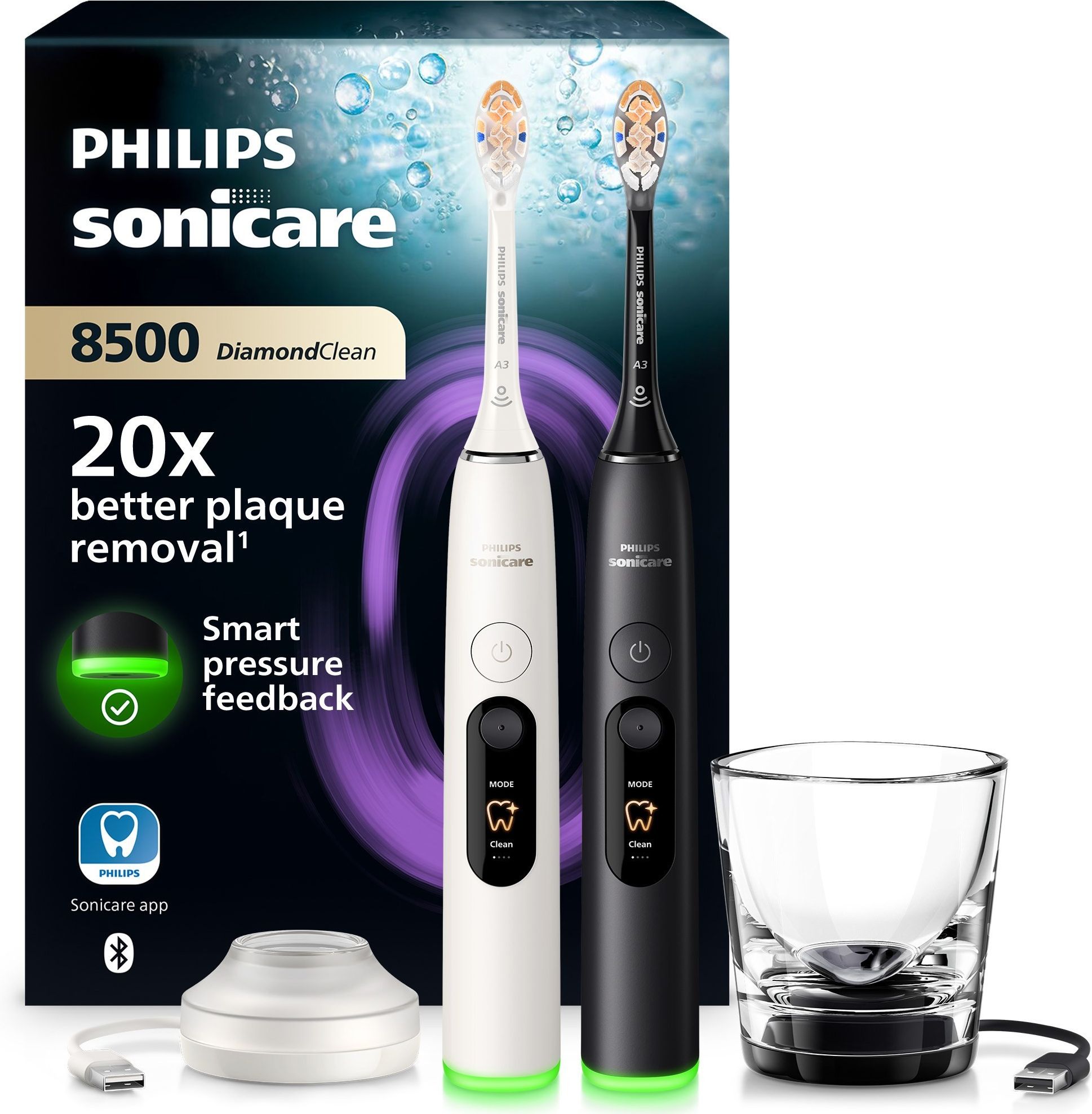 Электрическая зубная щетка Philips Sonicare DiamondClean Series 8500 HX8596/21