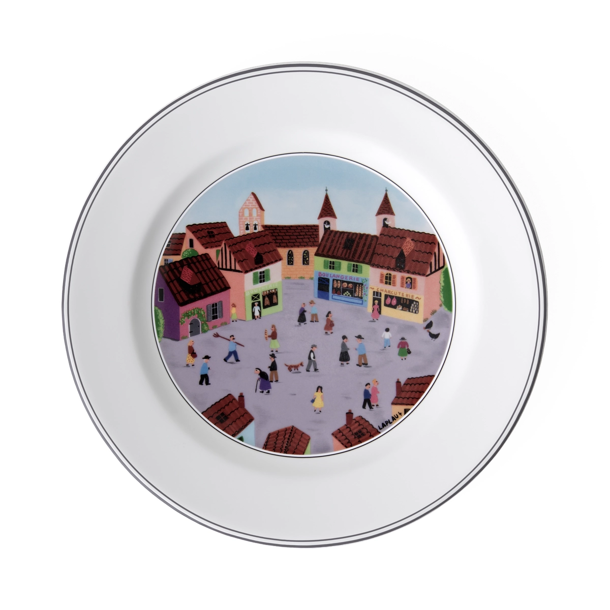 Тарелка салатная Villeroy & Boch Design Naif Miasteczko 1023372645
