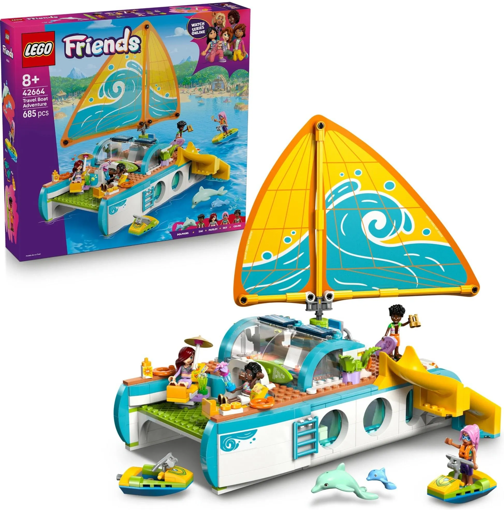 LEGO Friends 42664 Приключение на лодке