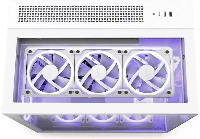 Корпус NZXT H9 Elite, Midi Tower, белый