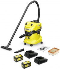 Пылесос Karcher WD 4-18 с двумя батареями 1.628-601.0