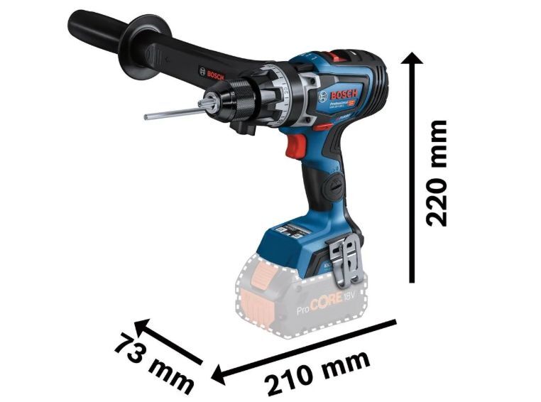 Аккумуляторная ударная дрель Bosch GSB 18V-150 C Professional (06019J5102)