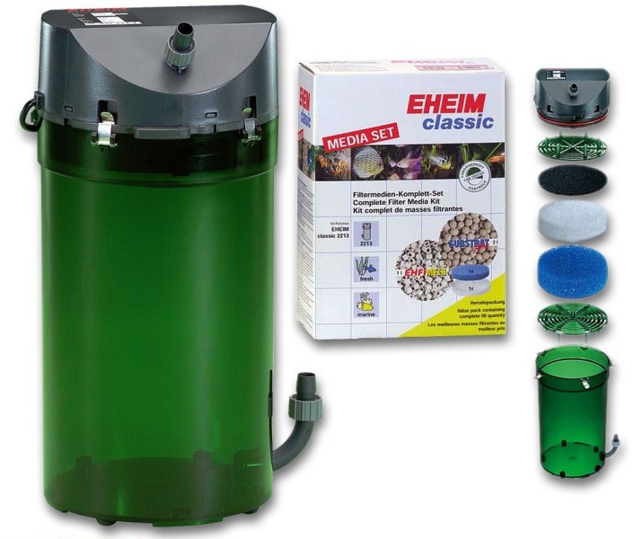 Внешний фильтр EHEIM Classic 350 Plus 2215 (с бионаполнителем)