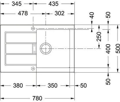 Кухонная раковина Franke SIRIU S SID 611-78 114.0181.974, ореховый