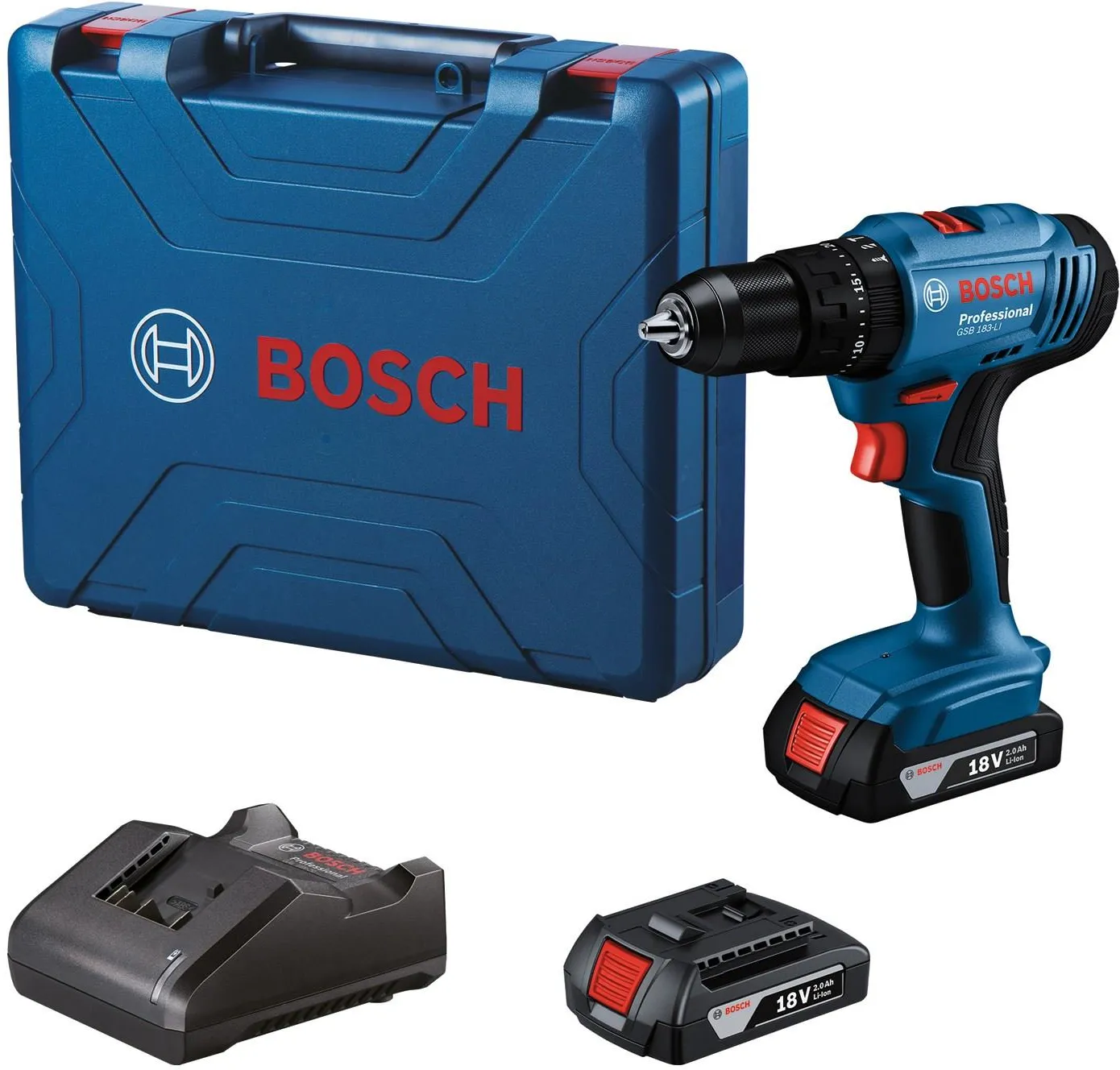 Ударная дрель-шуруповёрт Bosch GSB 183-LI Professional 06019K9100