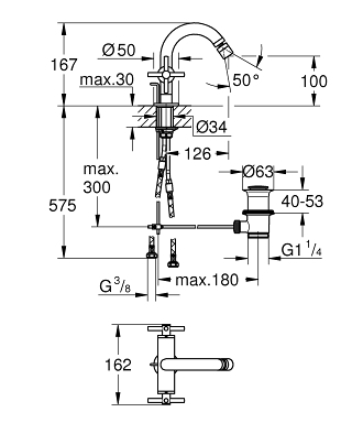 Смеситель Grohe Atrio 24027003