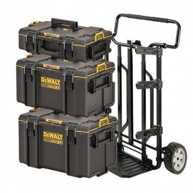 DEWALT TOUGHSYSTEM 2.0 - комплект из 3-Х модулей С тележкой DWST83401-1