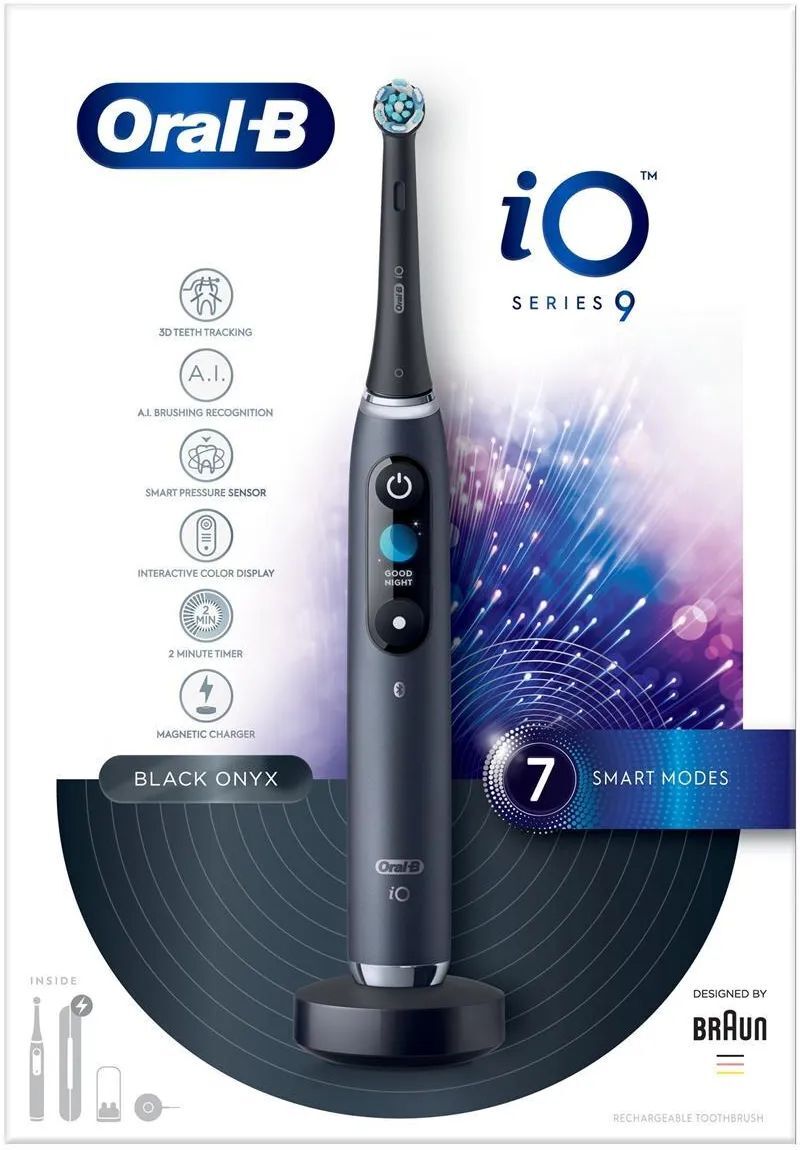 Электрическая зубная щетка Oral-B iO Series 9N Black Onyx, черная