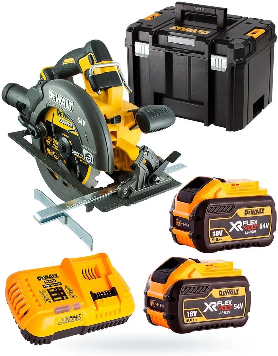Аккумуляторная дисковая пила DeWALT DCS578×2-QW с АКБ и ЗУ