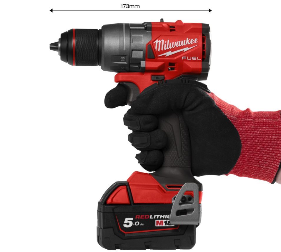 Дрель-шуруповёрт Milwaukee M18 FDD3402C с 2 4.0 Ah акб, ЗУ и в HDBox 4933492472