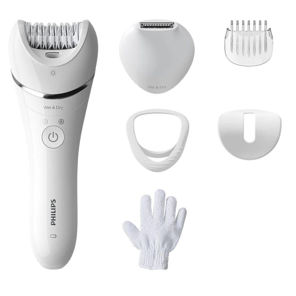 Эпилятор Philips BRE715 Epilator Series 8000, белый