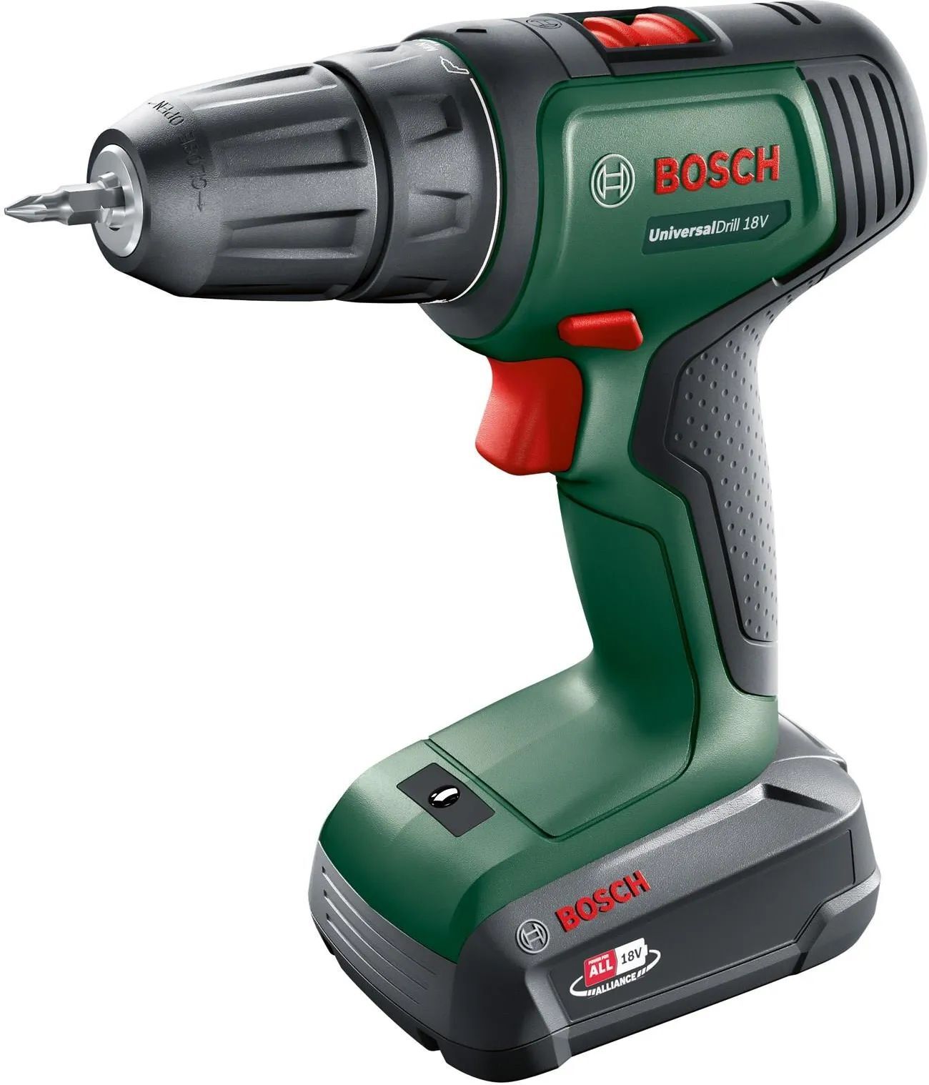 Аккумуляторная дрель-шуруповёрт Bosch UniversalDrill 18V (06039D4001)