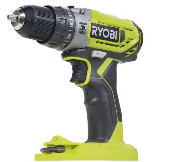 Ударная дрель RYOBI R18PD2-220S с 2 АКБ и ЗУ