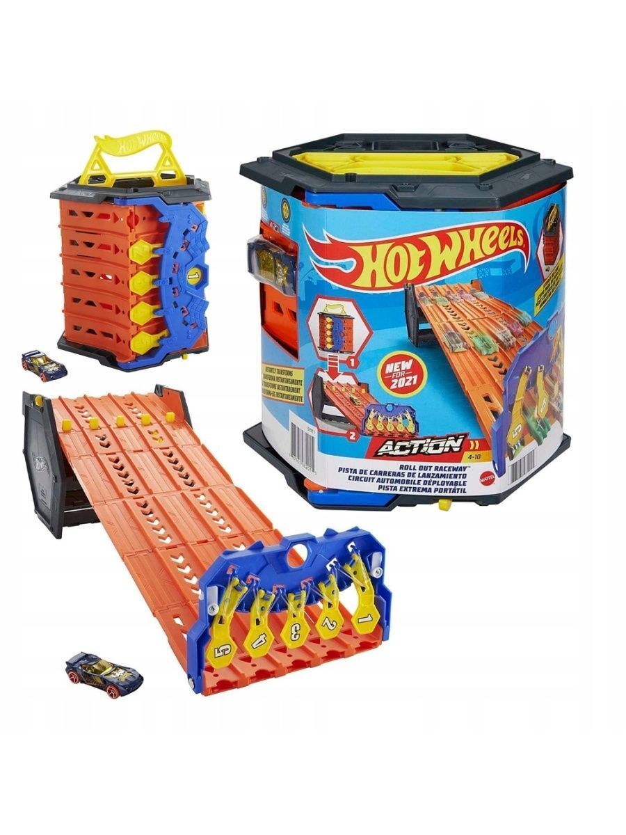 Набор игровой Hot Wheels Экшн Портативный автотрек GYX11