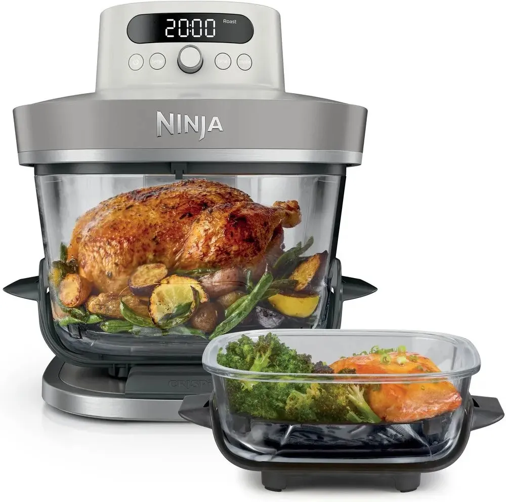 Аэрофритюрница Ninja CRISPi PRO 7-в-1 со стеклянным корпусом - кремовый цвет - AS101EULG