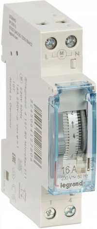 Таймер аналоговый Legrand PA330 230V 1 модуль (412780)