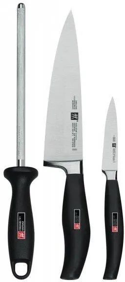 Набор из 2 ножей + точилка Zwilling Five Star (301140000)