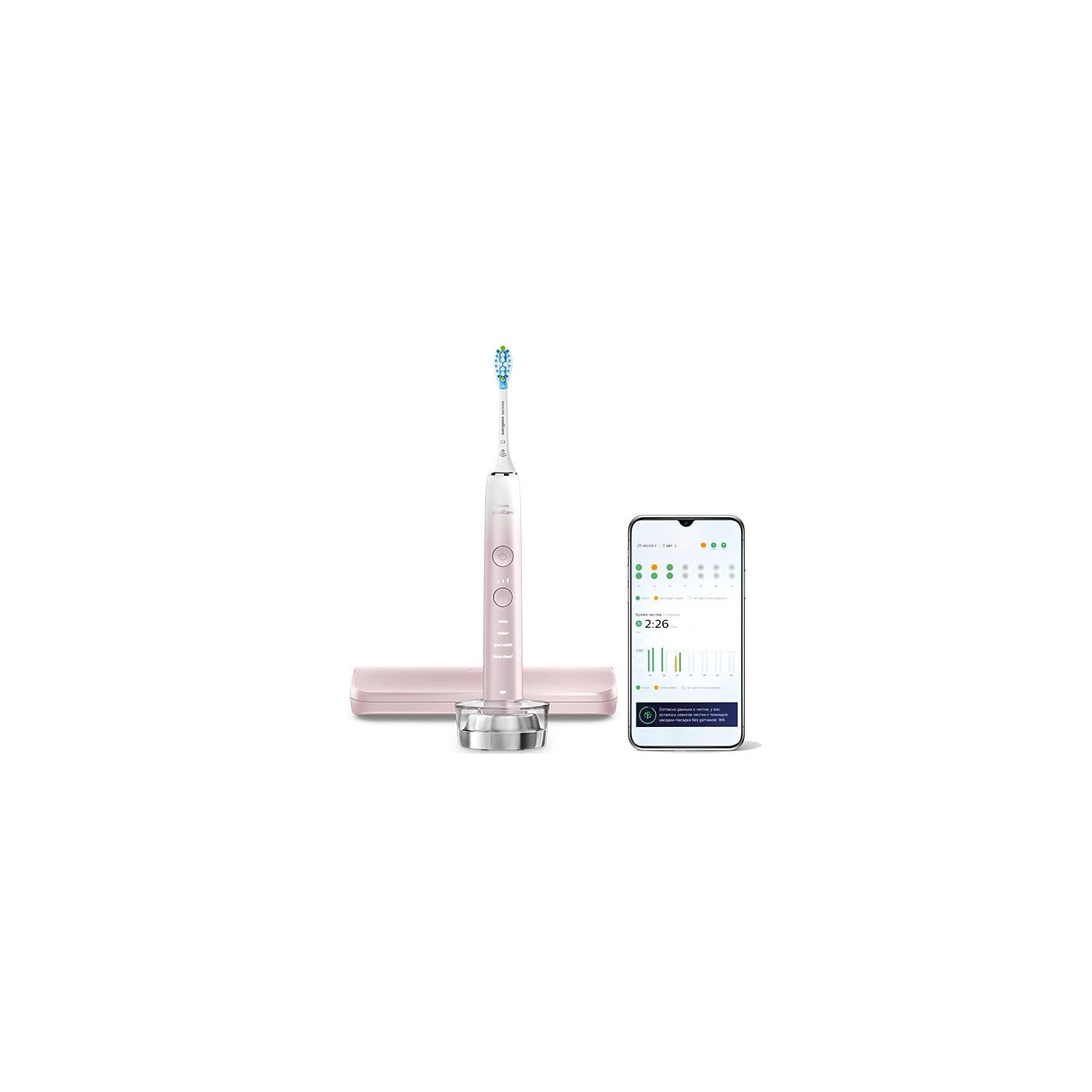 Электрическая зубная щётка PHILIPS Sonicare 9000 DiamondClean HX9911/84