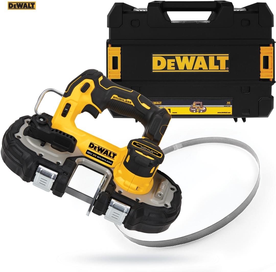 Аккумуляторная ленточная пила DeWALT DCS377NT в кейсе без АКБ и ЗУ