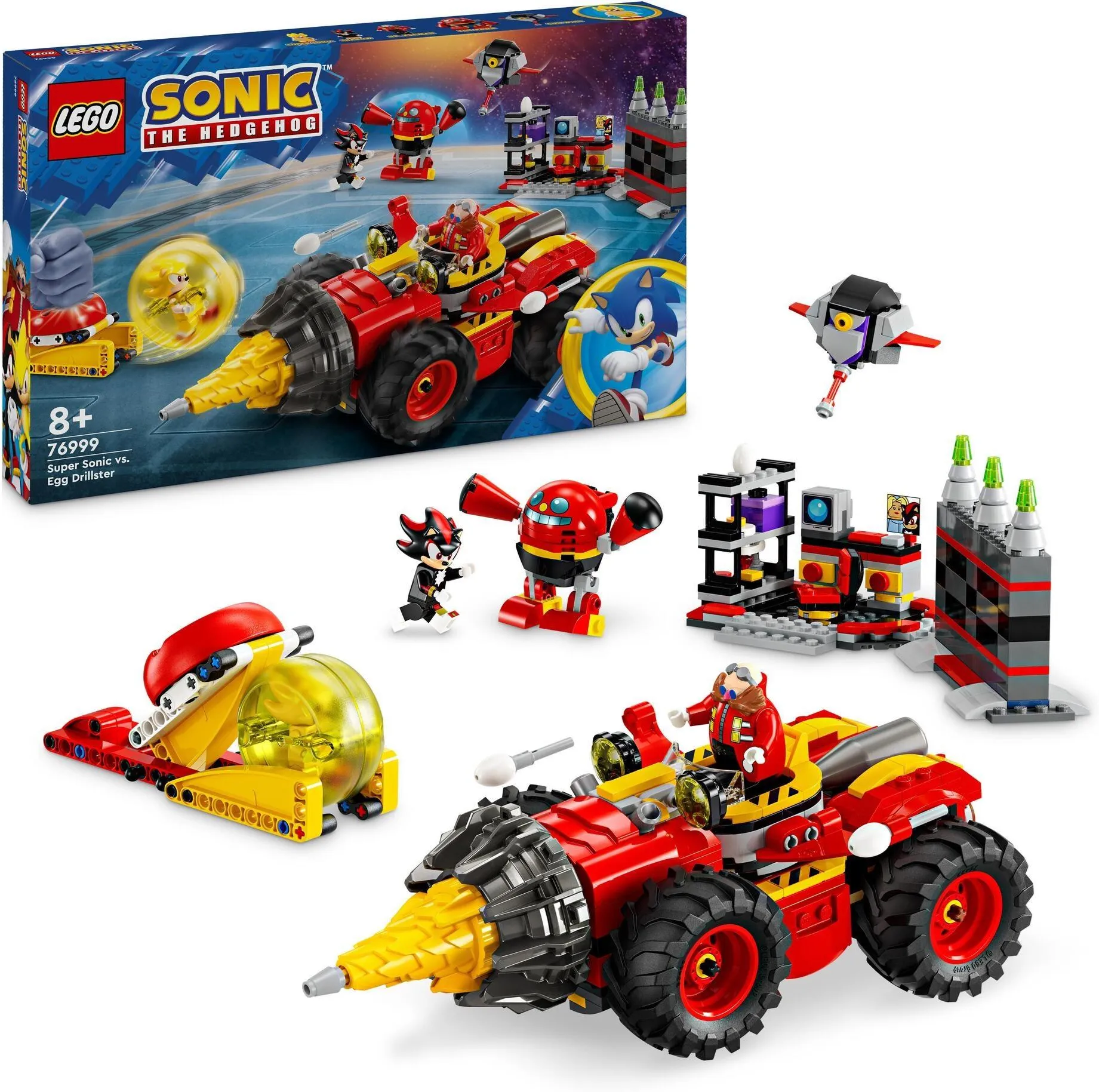 Конструктор LEGO Sonic The Hedgehog 76999 Супер Соник против Яйцедрила