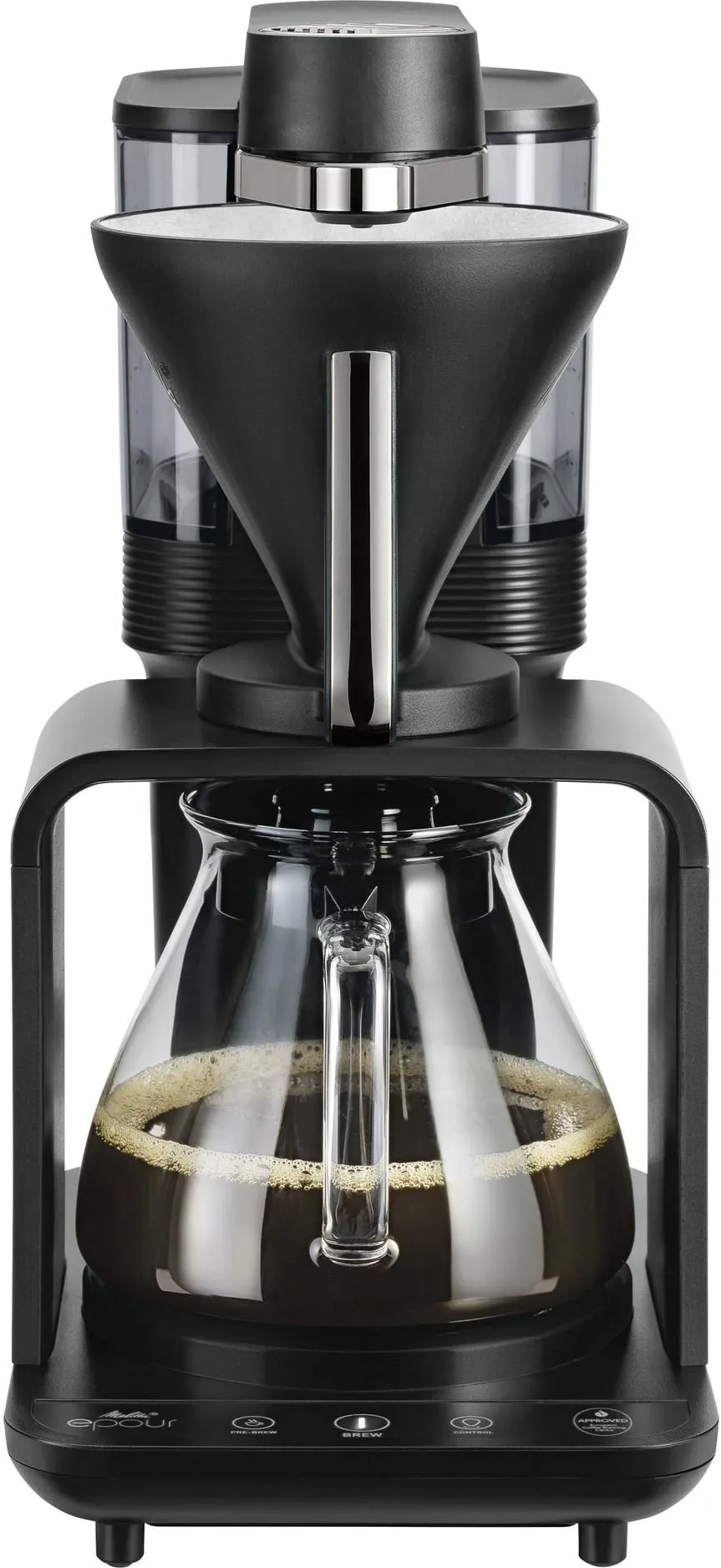 Капельная кофеварка Melitta Epour 1024-11 черно-серебристый