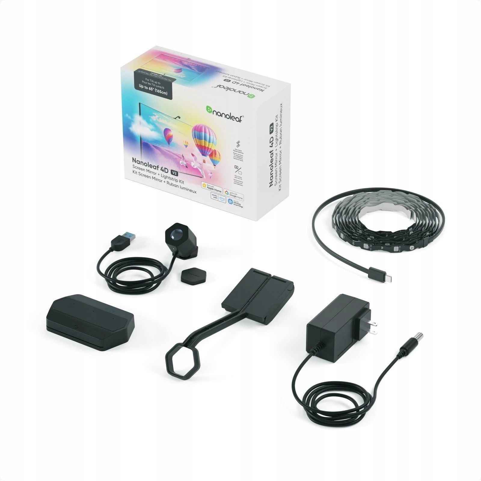 Система подсветки телевизора Nanoleaf N6900K02-43LS 4D V2 Screen Mirror + Lightstrip Kit RGB