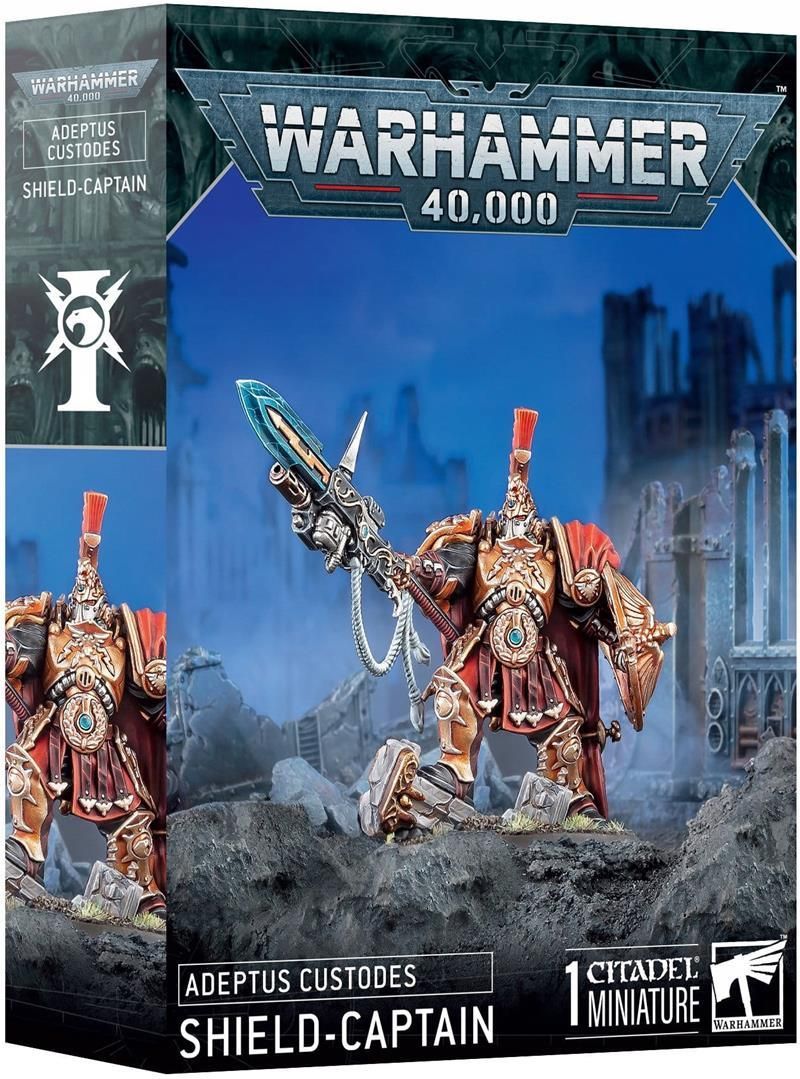 Набор миниатюр Games Workshop Warhammer 40k Adeptus Custodes Shield-Captain