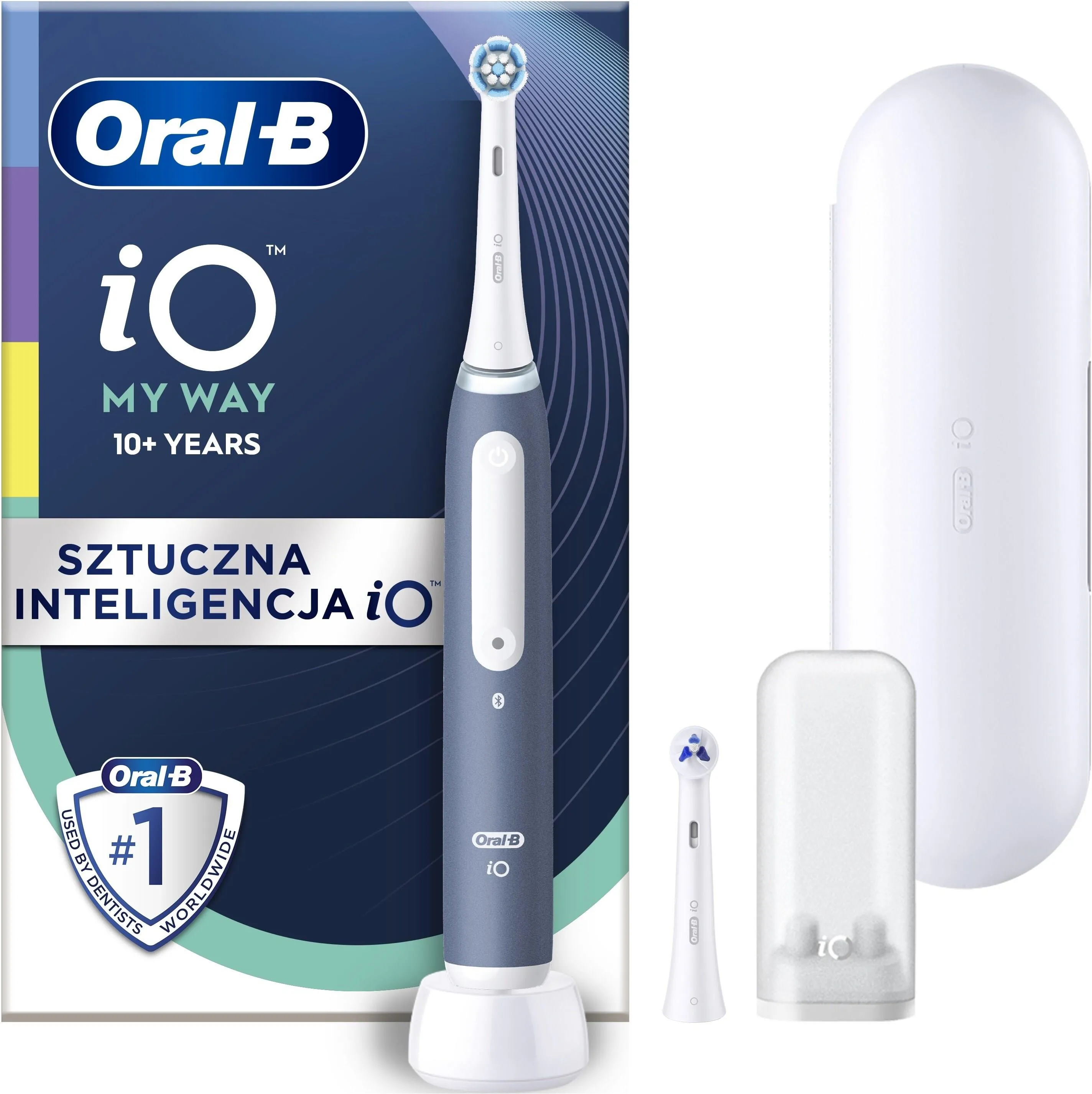 Электрическая зубная щётка Oral-B iO My Way Antracyt, с зарядной станцией