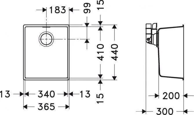 Кухонная раковина Franke Sirius SID 110-34 125.0331.031, оникс