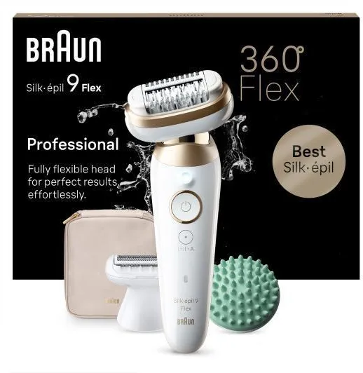 Эпилятор Braun Silk-Epil SES9-071 белый