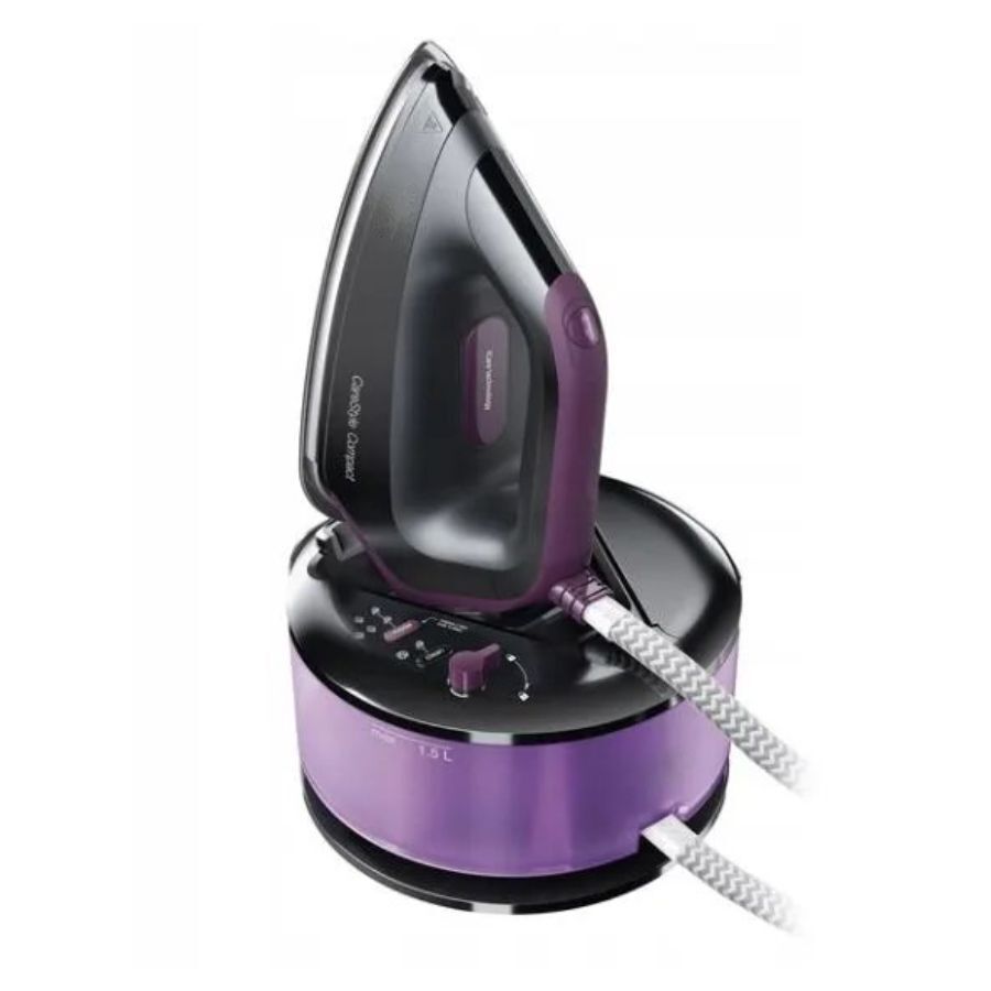 Паровой утюг для одежды Braun CareStyle Compact IS2144BK 2400Вт, сиреневый/черный