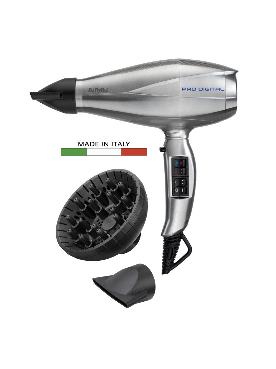 Фен BaByliss 6000E, Silver